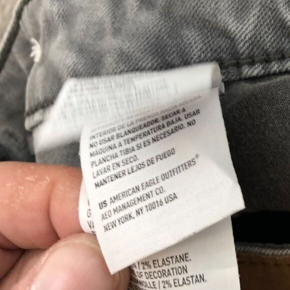 American Eagle Men's Jeans 28x28 Gray Next Level Flex Skinny - Picture 11 of 16